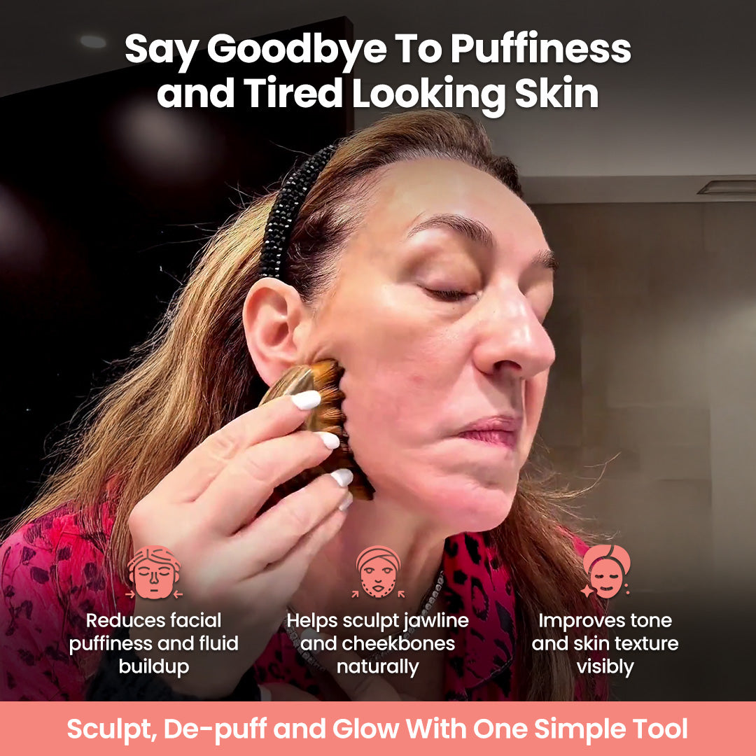Bounce & Balance™ Premium Lymphatic Face Brush