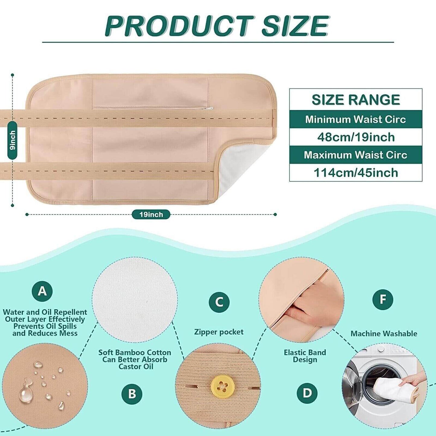 Bounce & Balance™ Premium 6 Piece Castor Oil Pack